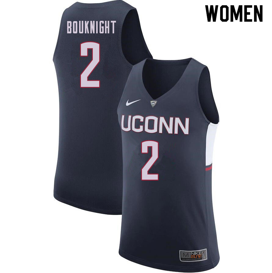Women #2 James Bouknight Uconn Huskies College Basketball Jerseys Sale-Navy - Click Image to Close